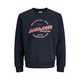 JACK & JONES Majica nočno modra/rdeča/bela