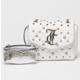 Juicy Couture Ženska torbica na preklop Alyssa sa perlicama, Bela