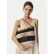 Tommy Hilfiger Ročna torba Th Nautical Bucket Crochet Str AW0AW18814 Pisana