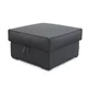 Tabure SMART COSARO XL s shranjevalnim prostorom 71x71 cm, temno siv