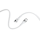 Forever Prilagodljiv podatkovni kabel USB-C/USB-C 2m 100W Bela