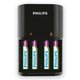 Philips - Punjač za baterije Philips MultiLife + 4x AAA 800 mAh
