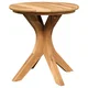 Vidaxl Stranska miza Rjava 40 x 40 x 41 cm Trden tikov les