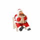 FESTA Novogodišnja figura Norman Deda Mraz na stolici/ crveni/ 30cm
