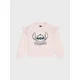 Sinsay - Dukserica crewneck Stitch - pastelno roze