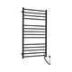 Sapho - Električni sušilnik za brisače REDONDO 130W/230V 63x116 cm mat črna