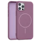 Velvet Touch MagSafe maska za iPhone 12 Pro Max - Ljubičasta