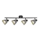 Rabalux Plafonska spot lampa Farelia, 4xE14, Siva