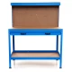 Delovna miza 1200x600 s perforirano steno 1 predal