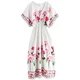 B by Ted Baker Obleka za na plažo rjava/zelena/rdeča/bela