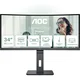 Monitor AOC 86,4 cm (34,0) CU34P3CV 3440x1440 Curved 100Hz VA 4ms HDMI DisplayPort USB-C 65W 4xUSB3.2 HAS Zvočniki 2x5W 3H RJ45 KVM