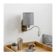 Brilagi - LED zidna lampa NUBILA 1xE27/25W/230V + LED/3W mat hrom/siva