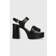 Kožne sandale Diesel Loys boja: crna, SB42022A