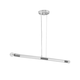 Luster na sajli BASTONE WHITE 2xE14/40W/230V bela/sjajni hrom
