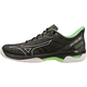 Muške tenisice Mizuno Wave Exceed Tour 5 CC - black/silver/techgree