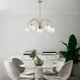 Opviq Luster Sferis-13936, 70cm, IP20, Zlatno-bele boje