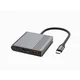 Gembird USB Type-C 3-in-1 multi-port adapter, USB 3.2 Gen 2 + HDMI + USB-C