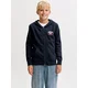 Jack & Jones Junior Jopa na zadrgo mornarska/svetlo rdeča/bela