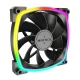 Montech RX120 PWM Black ARGB Ventilator sa obrnutim dizajnom lopatica