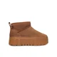 Tommy Jeans Škornji za sneg Tjw Suede Platform Boots Wl EN0EN03158 Svetlo rjava