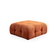 ATELIER DEL SOFA Tabure Amaris Pouffe Orange