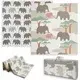 Severno Dvostranska igralna podloga iz pene za otroke Severno Kids Savanna 180x200 cm