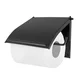 Držalo za toaletni papir 16x12,5x1,8cm kovinsko.BLACK