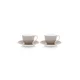 Pip Studio komplet skodelic s podstavkom iz porcelana 120 ml