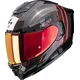Karbonska motoristična čelada Scorpion EXO-1500 AIR Zity, črna/rdeča