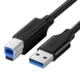 Ugreen Kabel za tiskalnik USB-A – USB-B 5 Gb/s, 2 m, črn