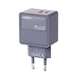 Kuciste punjaca moxom mx-hc286 type c + usb 20w sivi ( P1287 )