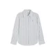 TOMMY HILFIGER Bluza temno modra / bela