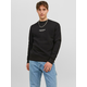 JACK & JONES Majica, črna