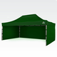 Paviljon vrtni 4x6m - plus 3 stene - Zelena