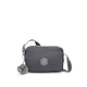 KIPLING Torba za čez ramo Abanu grafit/bela