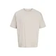 Jack & Jones Junior Majica JJBAY bež / bela