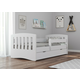 Dječji krevet Classic - bijeli 180x80 cm,krevet + skladišni prostor