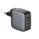 Kućni punjač sa adapterima LDNIO Q408 GaN PPS QC3.0 (30W)/ 3xPD3.0 (100W)/ 100W Max/ a Type C na Type C kablom crni