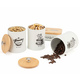 shumee SET 3 KUHINJSKIH POSOD IN POSODA ZA MASLO E-6058