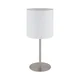 Globo 21440W - Stona lampa BENSON 1xE27/40W/230V bela