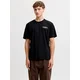 JACK & JONES Majica JJJADE oranžna/črna/bela
