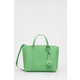 Kožna torba Pinko boja: zelena