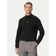 HUGO Majica z dolgimi rokavi Derytur 50567967 Črna Regular Fit