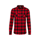 Urban Classics Srajca Checked Flanell, rdeča