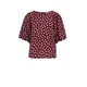 WE Fashion Bluza vinsko rdeča/bela