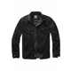 Corduroy classic long-sleeved shirt black