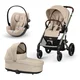 CYBEX Voziček 3v1 Balios bundle S set almond beige
