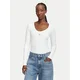 Calvin Klein Jeans Bluza LV047D218G Bela Slim Fit