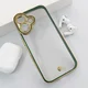 Maska za iPhone 16 Luxury Crystal Clear zelena
