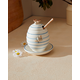 MADAME COCO Flore Tegla za med, 12.5x12.5x14.8cm, Plava